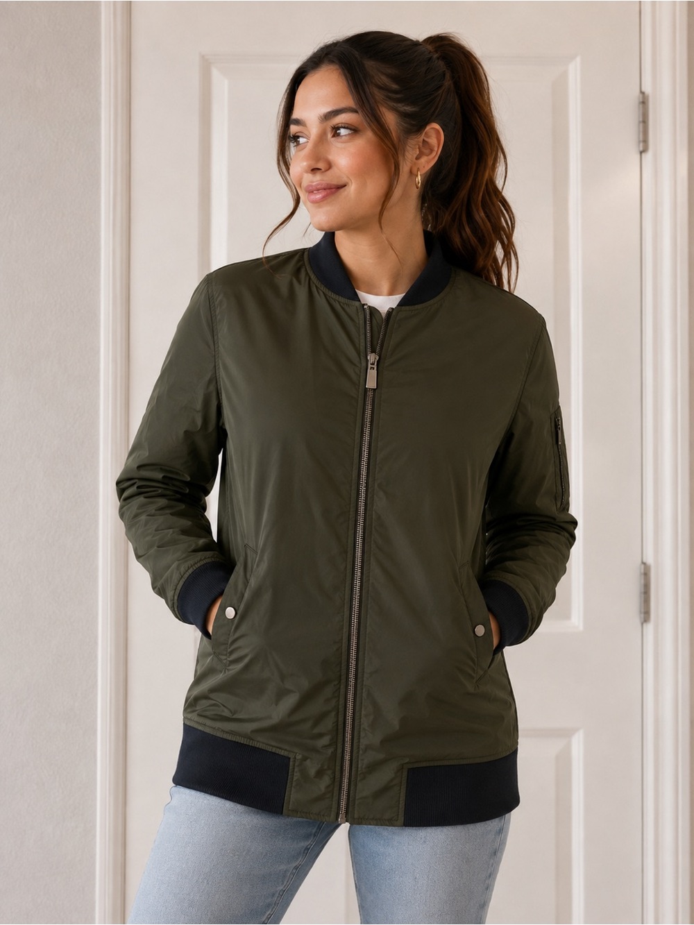 Long boomer jacket